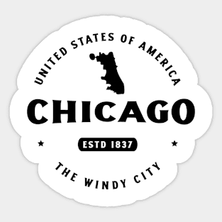 Chicago Urban Gust Sticker